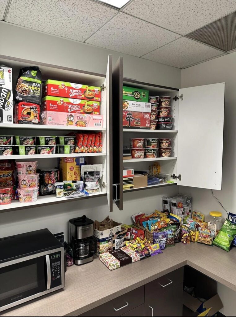 After being an attorney for 15 years, i've finally taken control of the break room snack selection