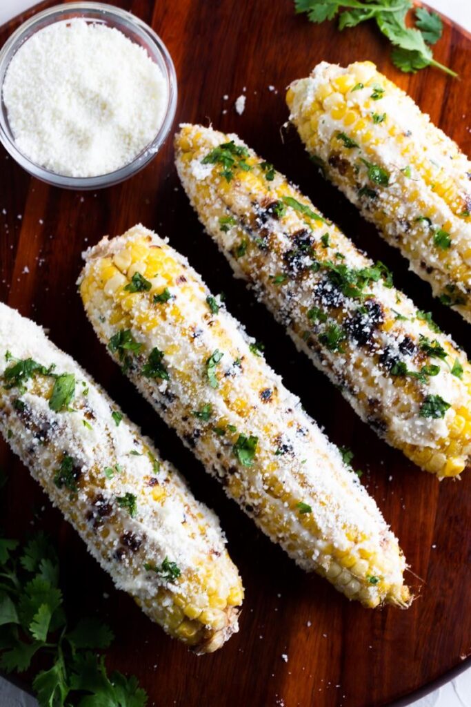 [OC] Grilled Mexican Street Corn