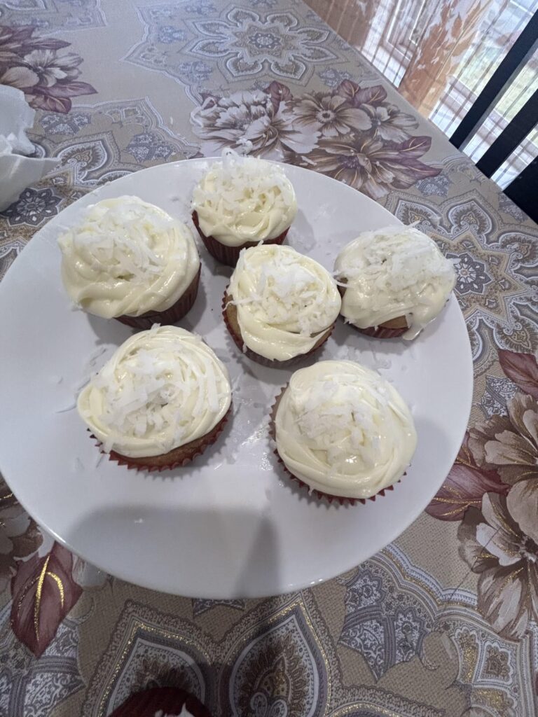 Banana Coconut Cupcakes