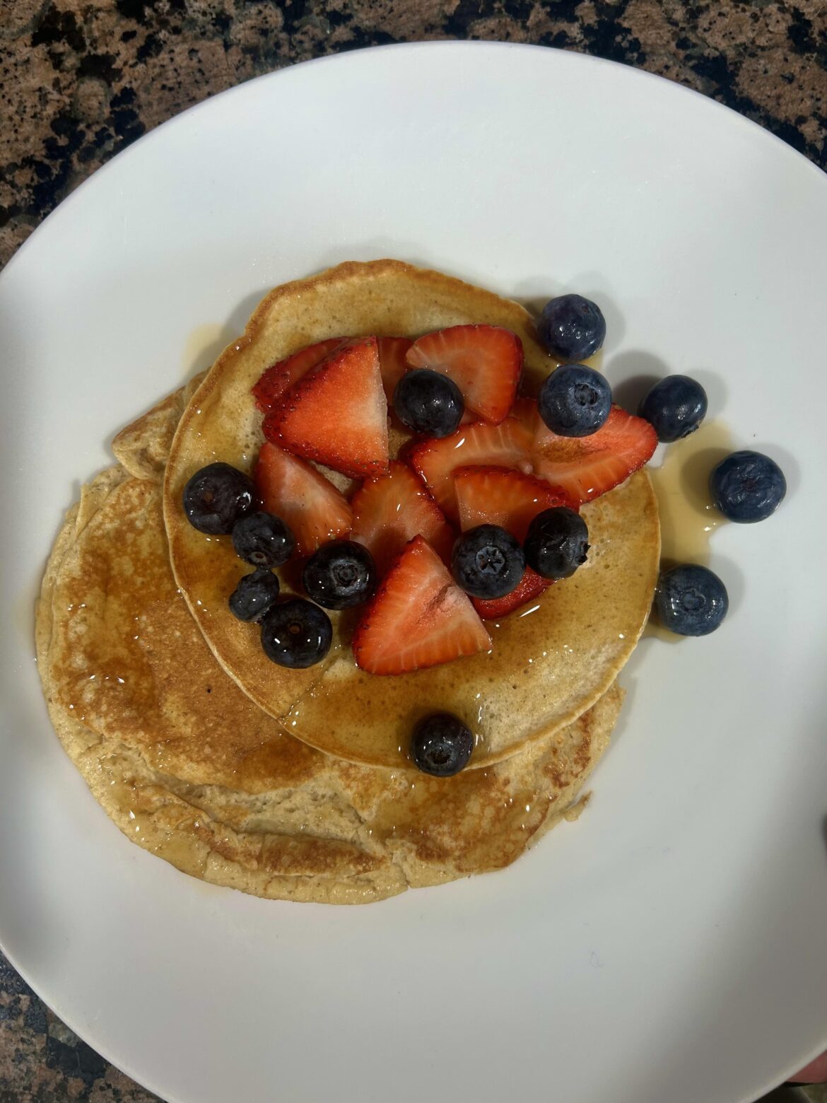 protein pancakes (without protein powder!!) protein pancakes (without protein powder!!)