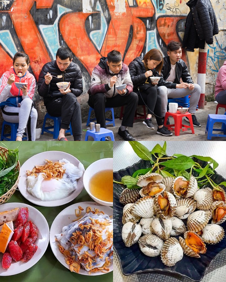 They say life unfolds on the streets in Vietnam. Pay a visit to Banh Cuon Ba Xuan and Oc Di Tu if you're in the mood for excellent street food recommended by our inspectors. (© Shutterstock, Michelin)