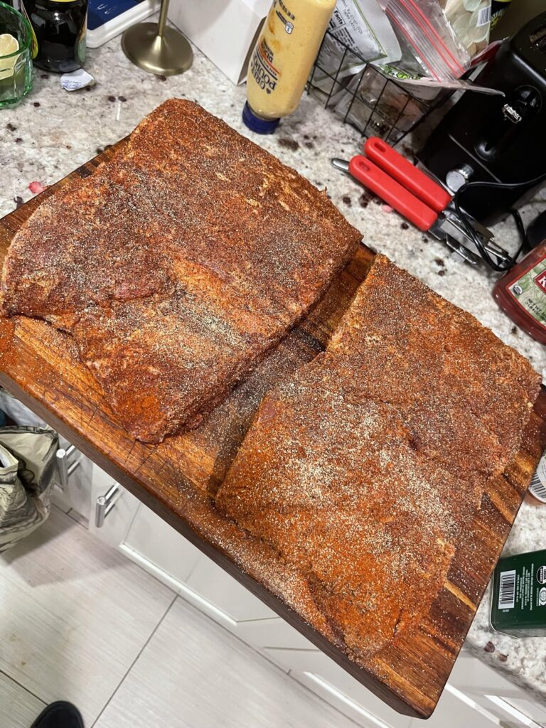 first time smoking beef short ribs !