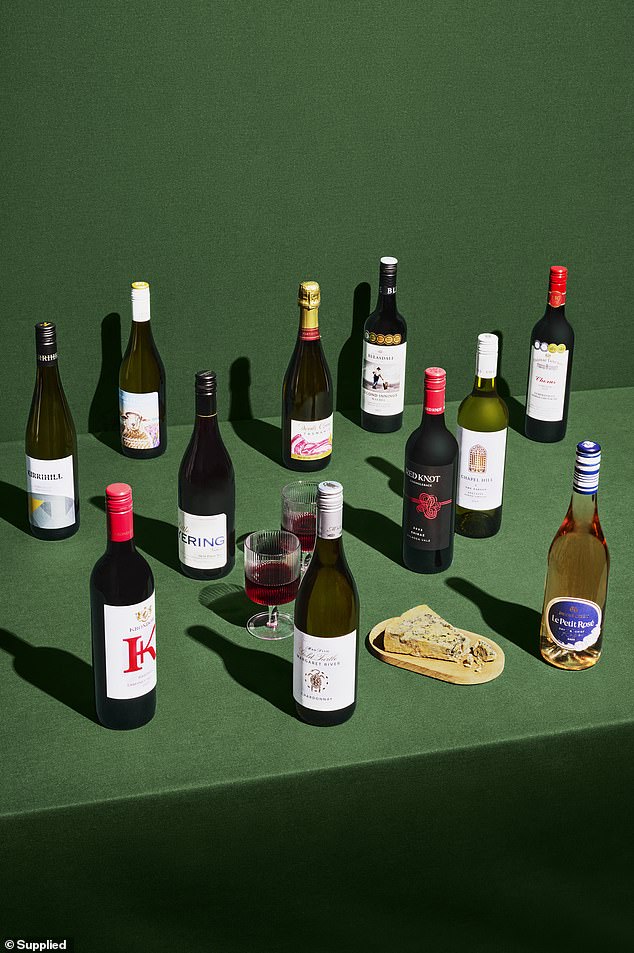 The winners of the 2025 Dan Murphy's 'Best In Glass' wine awards - with three of this year's winners in the 'best value' category priced at under $15 per bottle