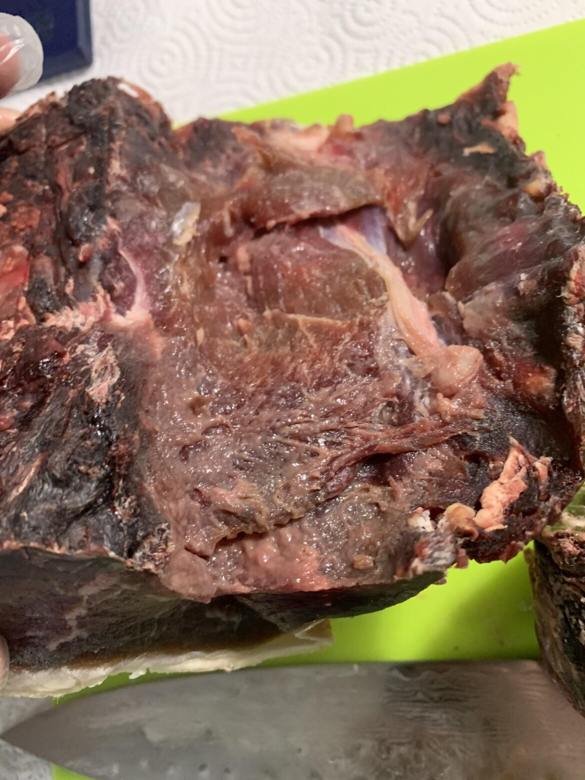 Pocket after dry aging. Toss?