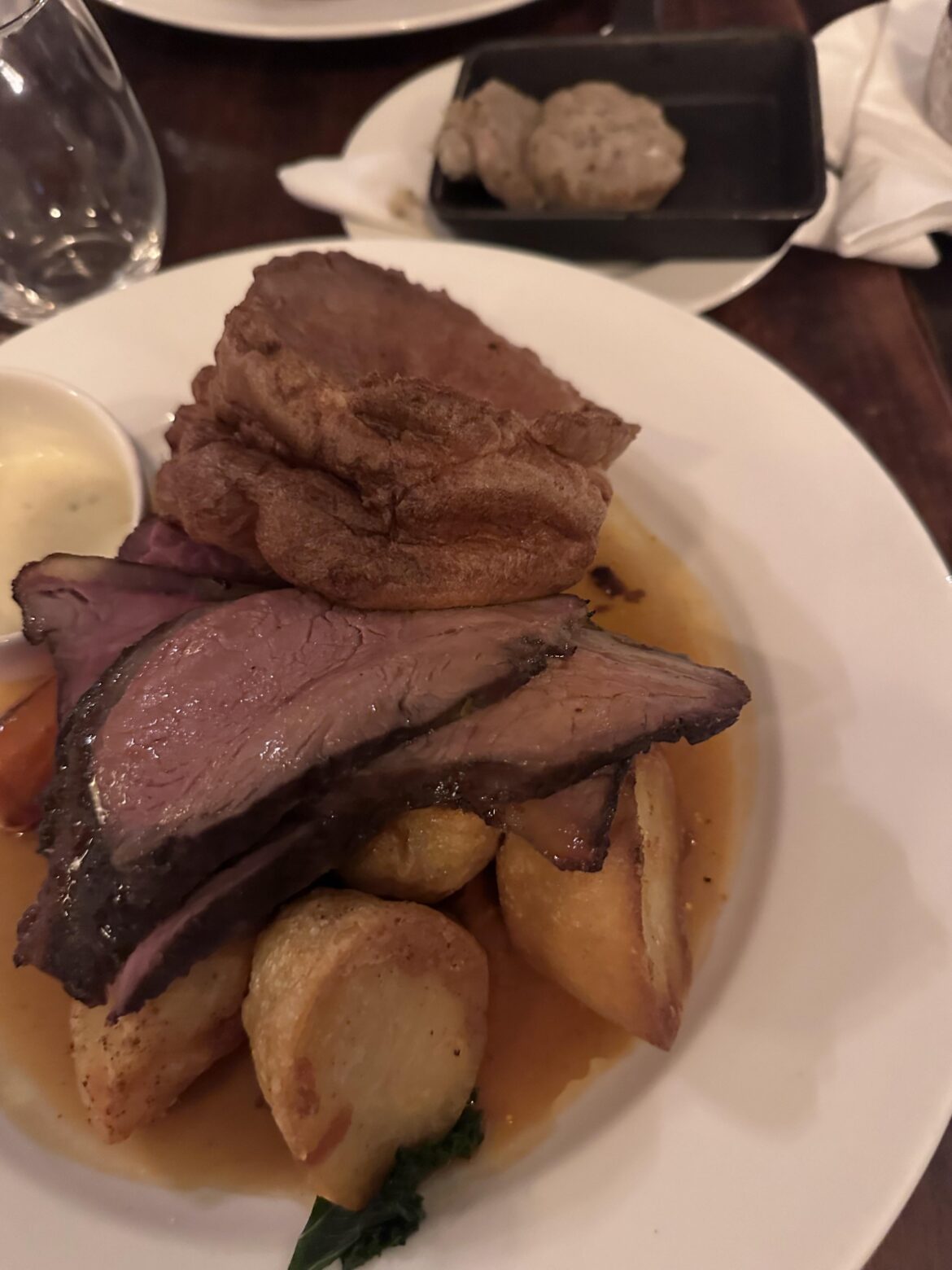 American trying his first roast