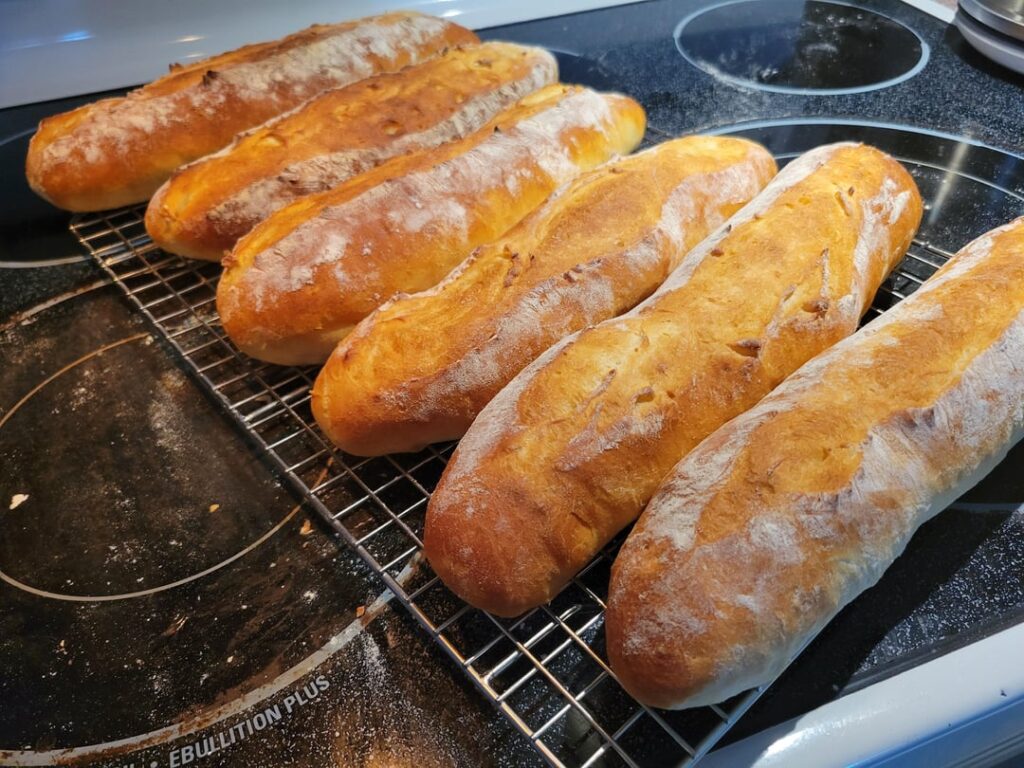 Made some Banh-Mi style mini baguettes!