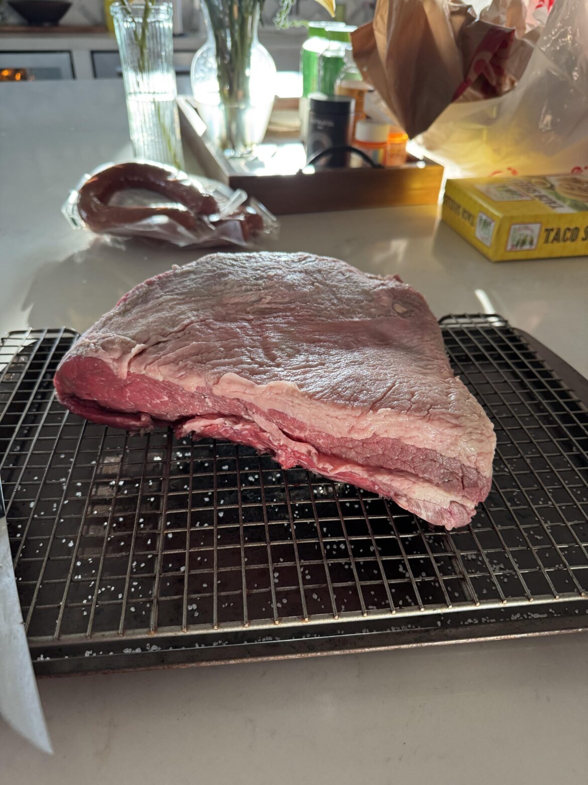Is this too much fat on the point of a brisket?