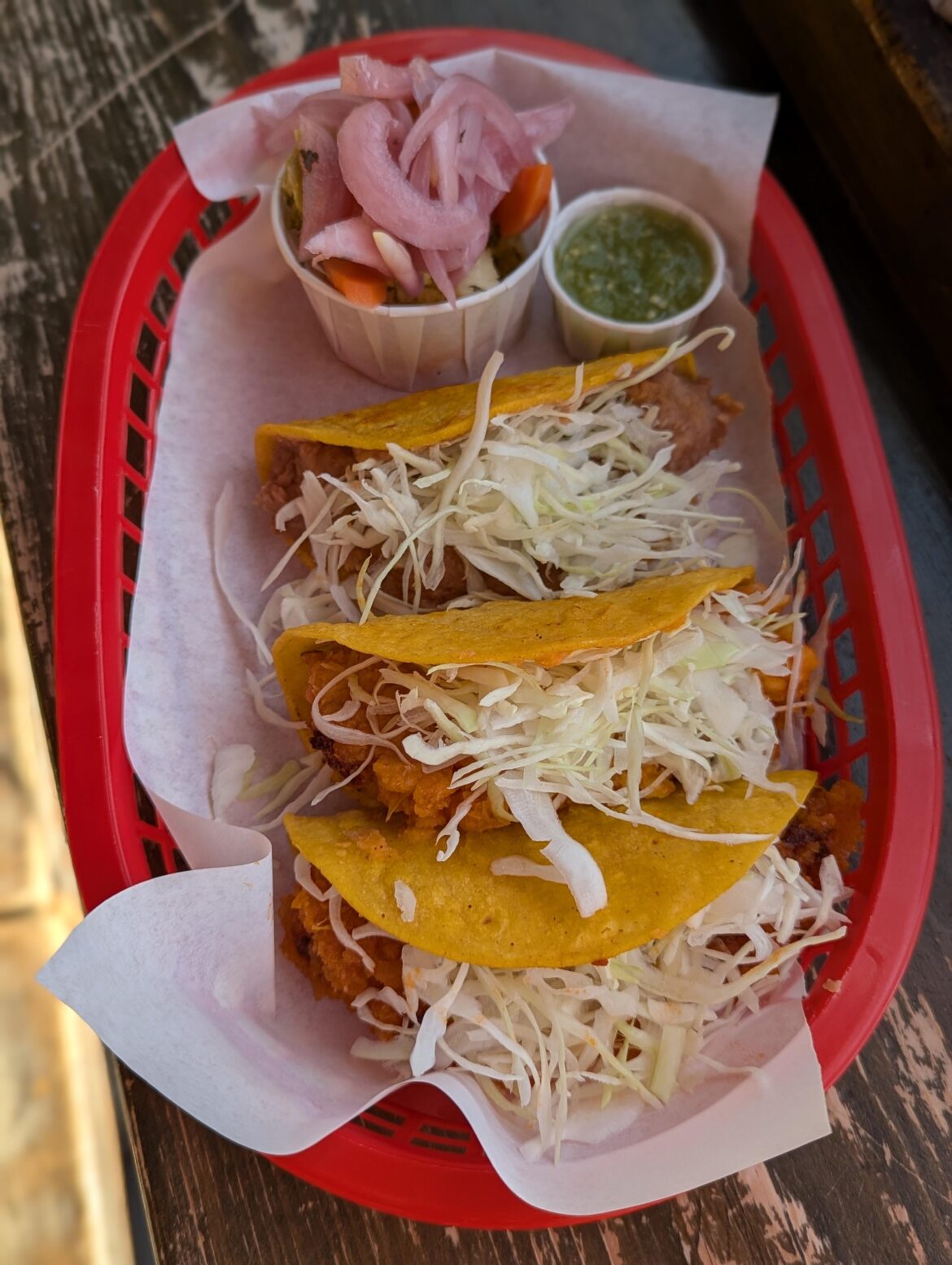 "Steamed Tacos" from Enchilados Tacqueria on Eglinton West
