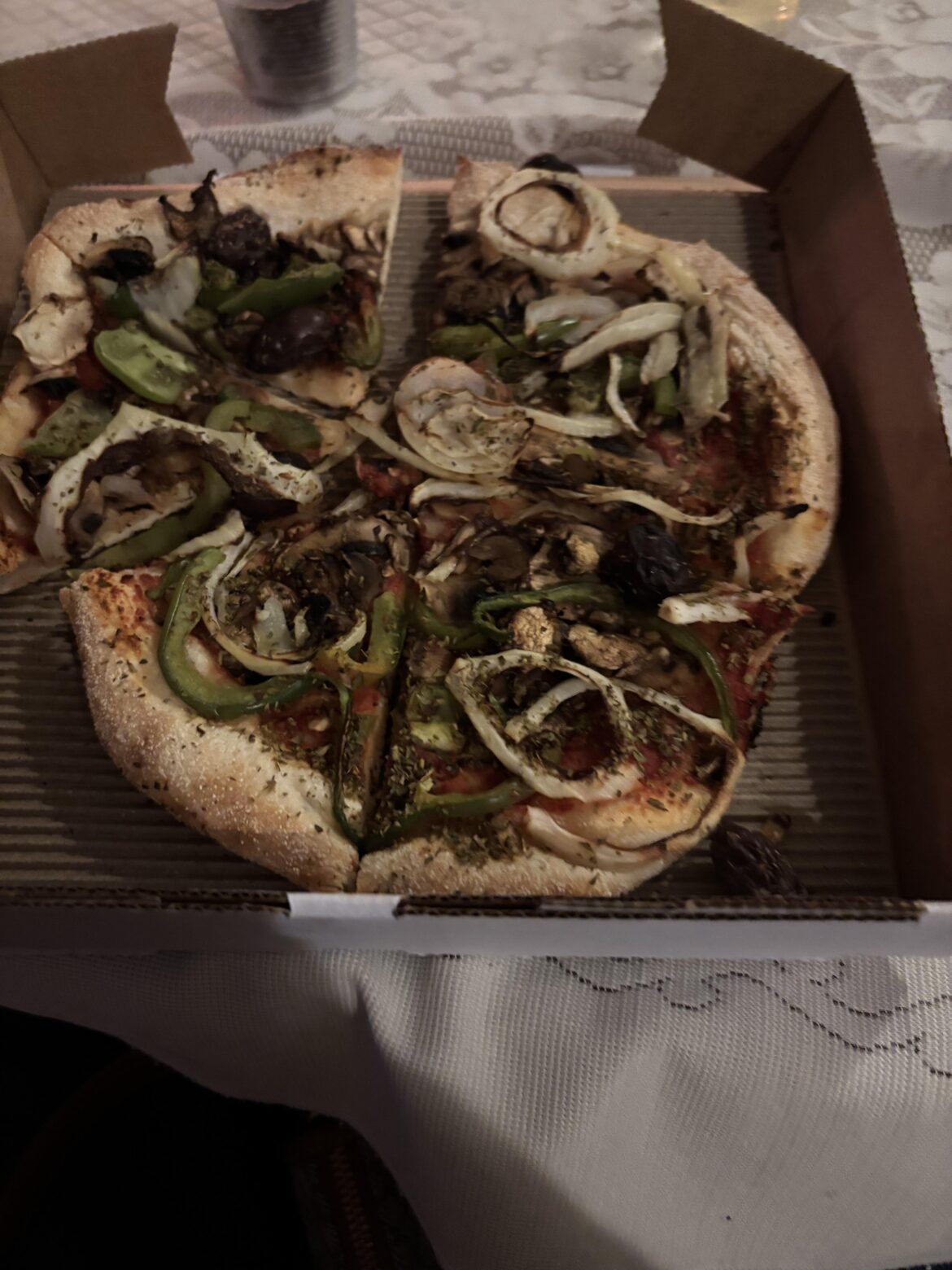 never ask for a dairy free pizza