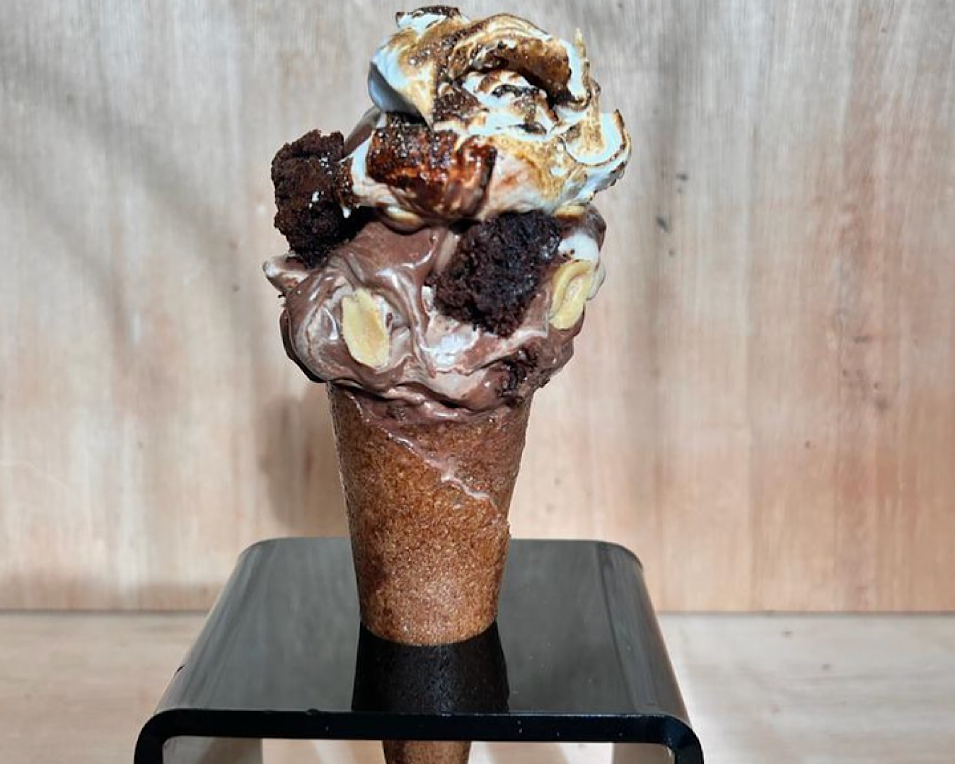 Gluten-free brownie icecream from Giapo. 