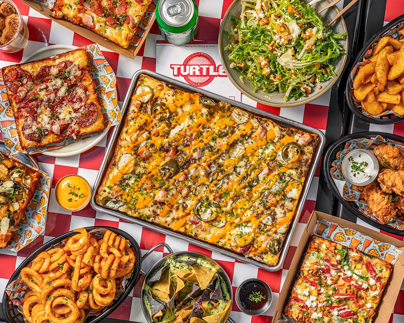 Incredible Detroit-style slab pizza