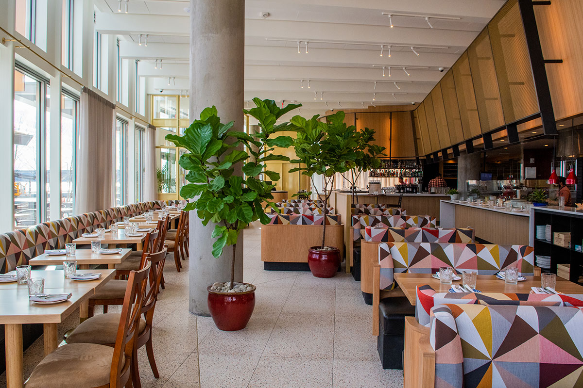 Interior of Ada's on the River