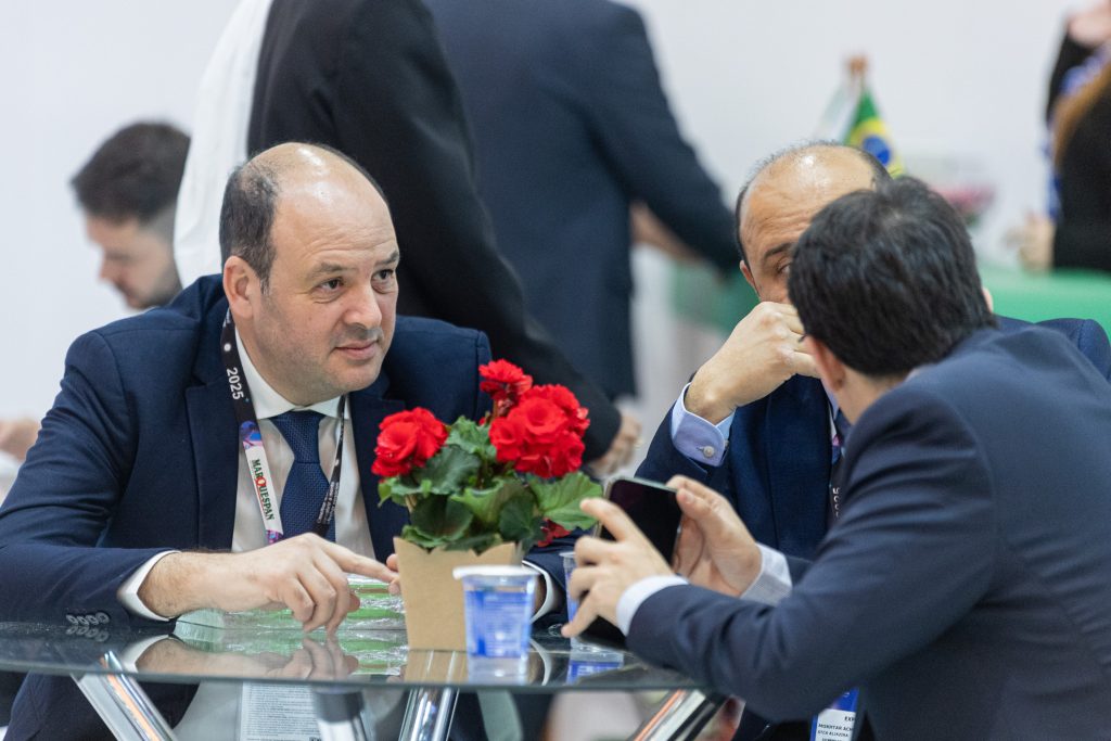 Sifaoui (L) aims to showcase the product at APAS Show and close deals after the fair