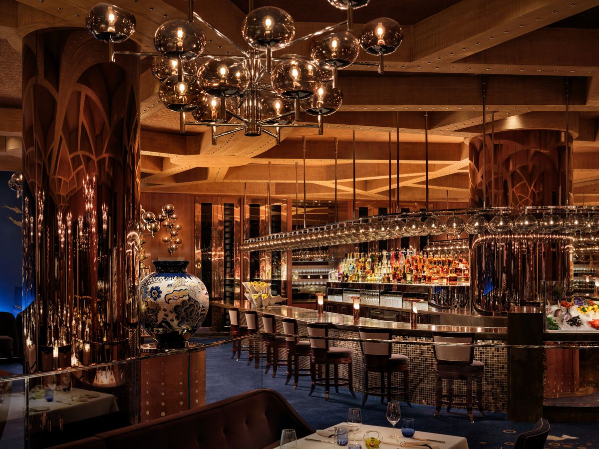 The bar at Pisces. 