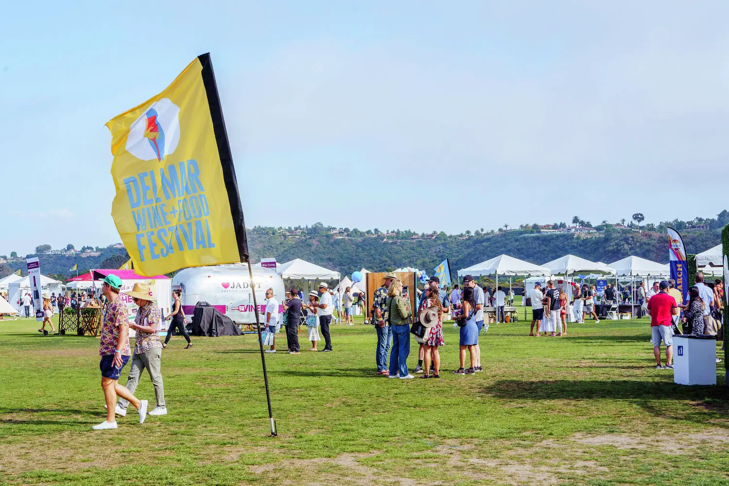 The 2025 Del Mar Wine + Food Festival event at Surf Sports Park in San Diego