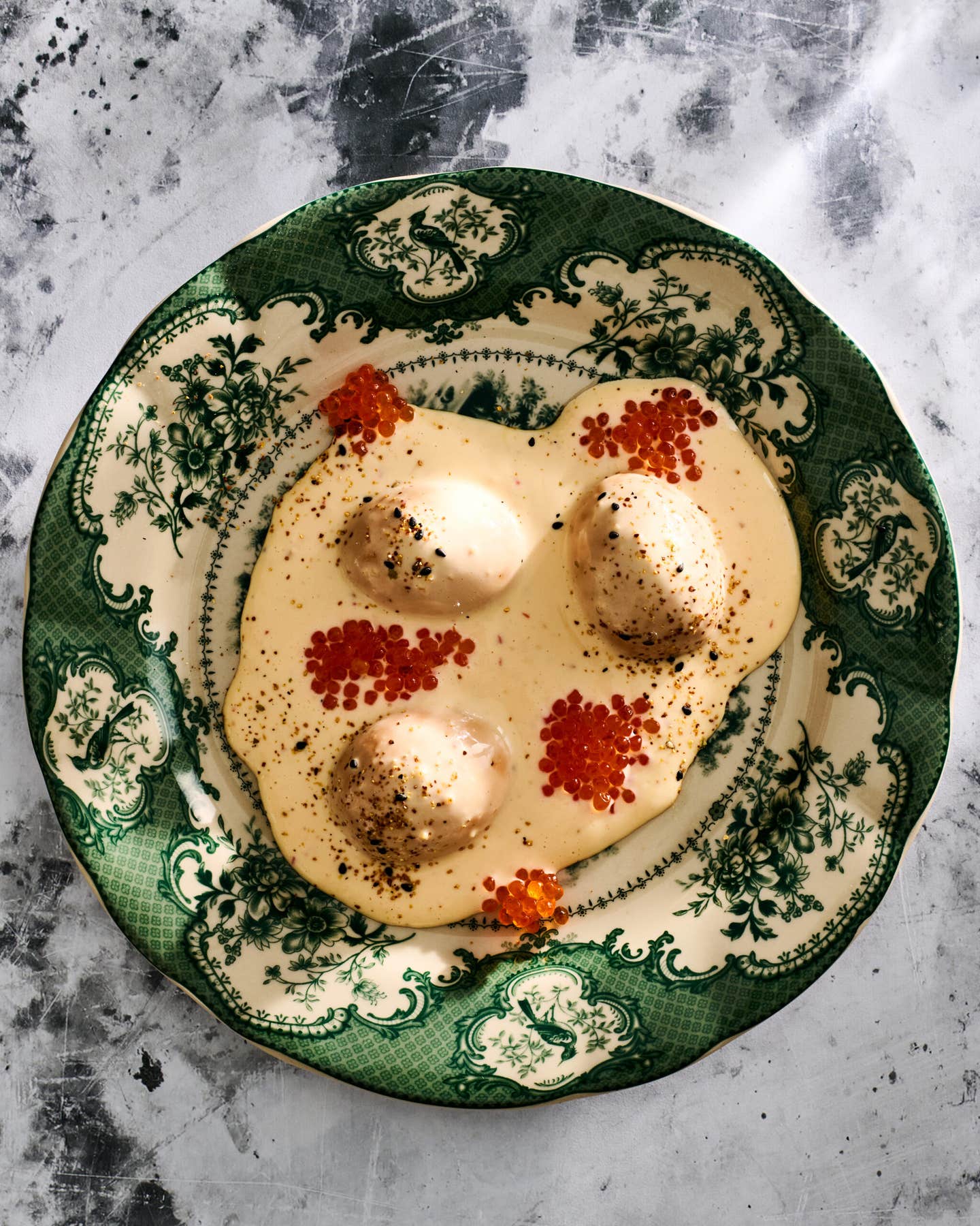 Tamari-Marinated Oeufs Mayonnaise with Ginger Yuzu Aïoli