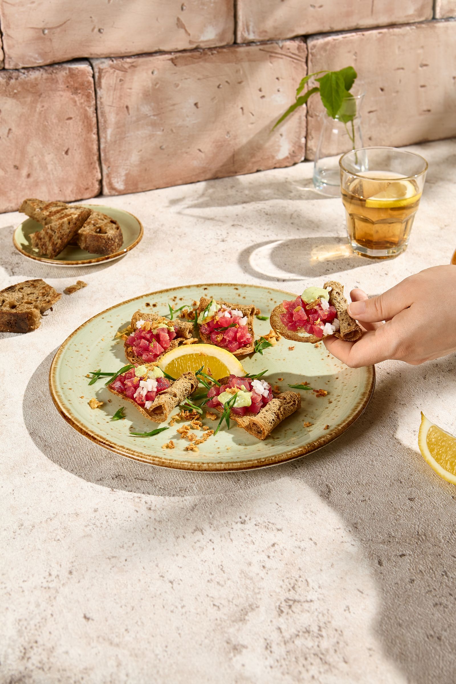 Image may contain Food Food Presentation Brunch Cup Plate Bread Baby Person Burger and Avocado Toast
