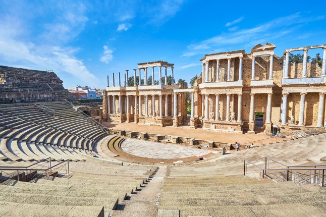 The Roman Theatre in Merida, Spain.
