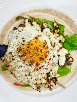 Mediterranean Wrap on a white plate