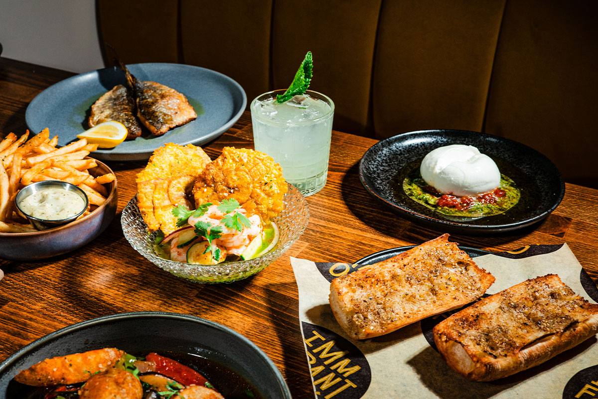Spread of food at Immigrant Food