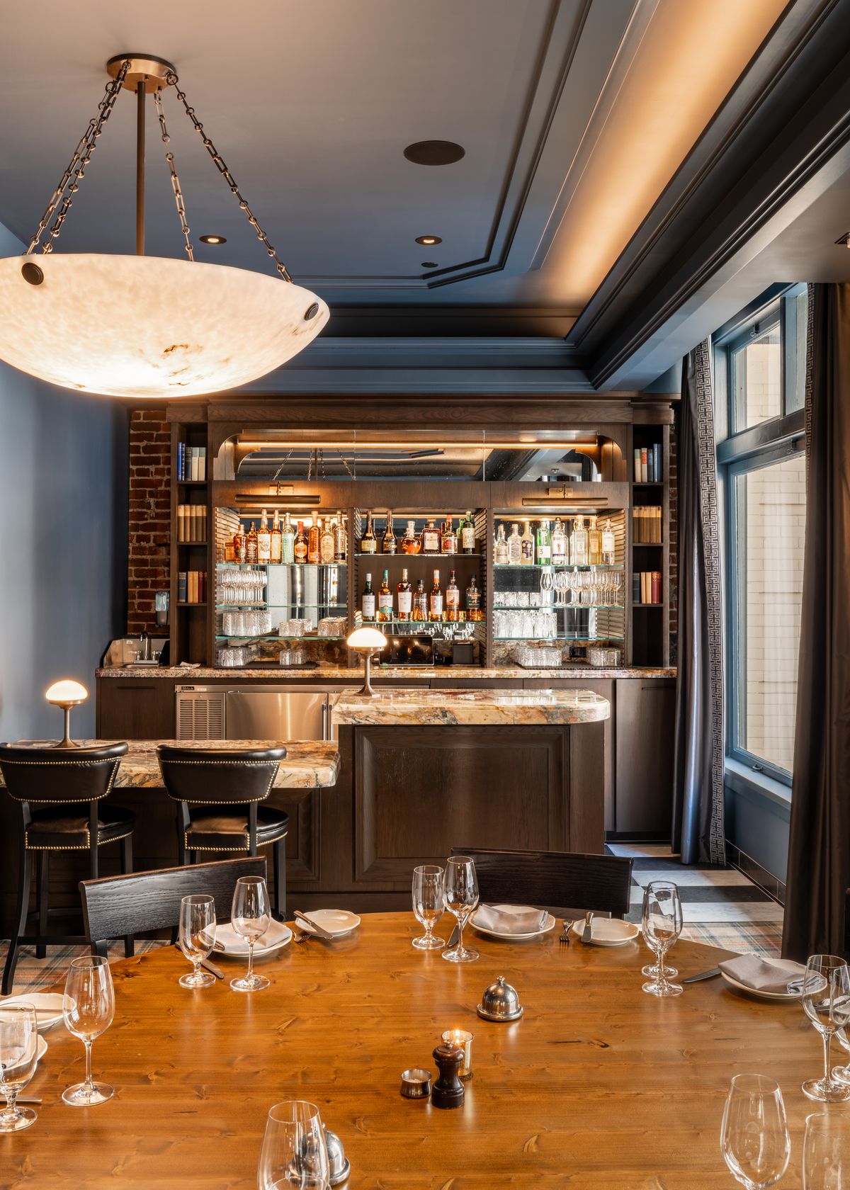 Interior at Wayfare Tavern.