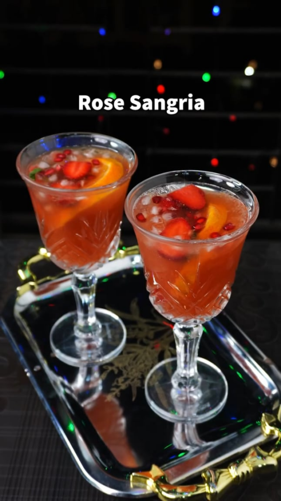Rosé Sangria | Sonam's Food Delight | Specifically for getting smashed on a Friday night