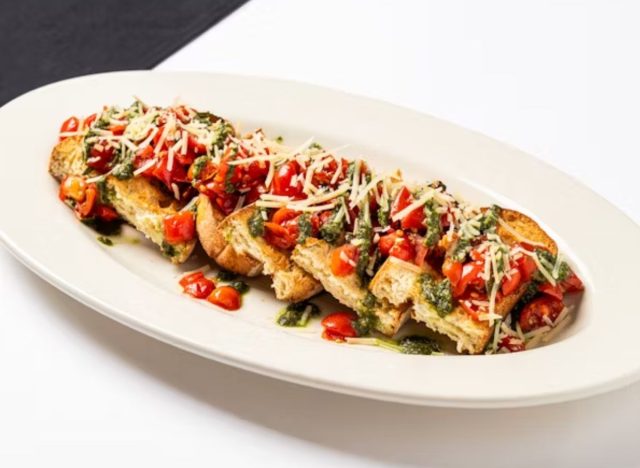 plate of Maggiano's Bruschetta 