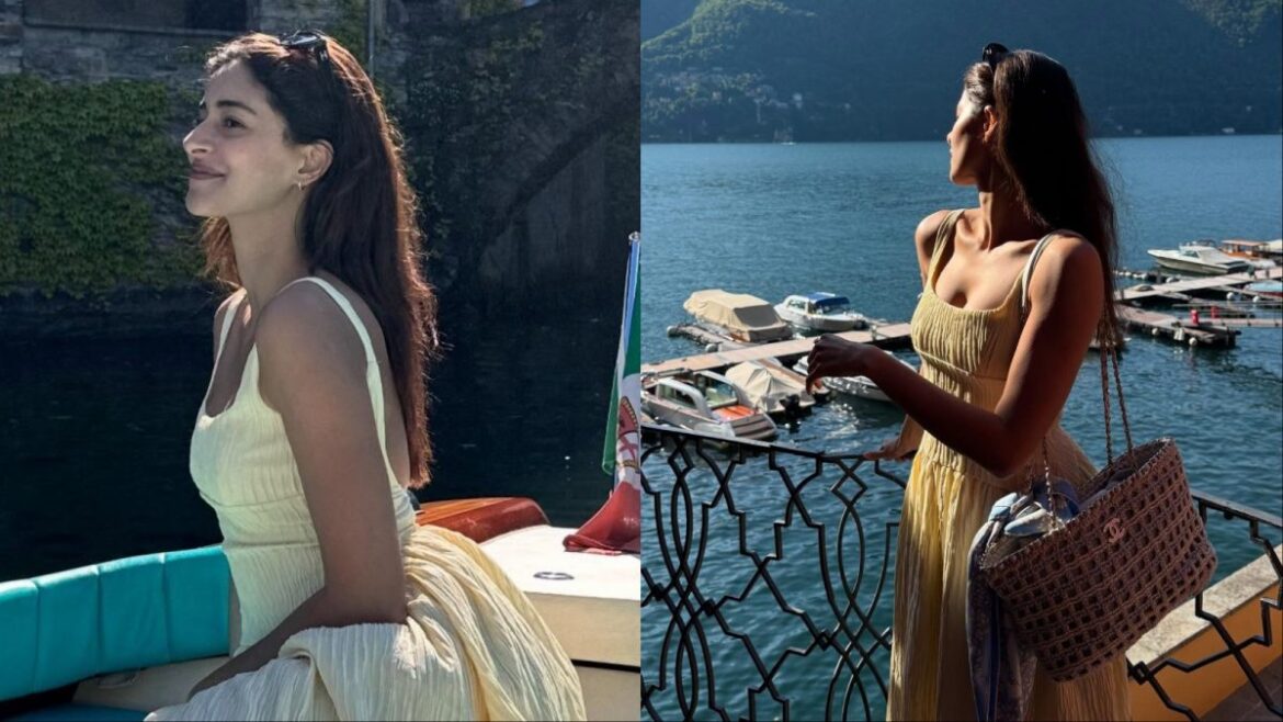 Ananya Panday Shines Like The Mediterranean Sun In A Butter Yellow Midi Dress During Her Italy Trip News18