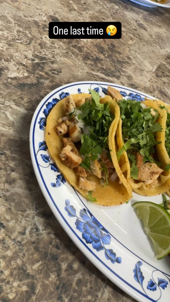 Last time I’ll be enjoying this for a while. Leaving for the Army on Monday