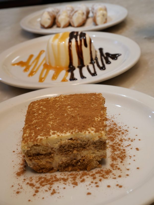 A variety of desserts are offered at Oltre Mare Italian Restaurant, all made by owner Sara Pedrazzini. (Courtesy of Sara Pedrazzini)