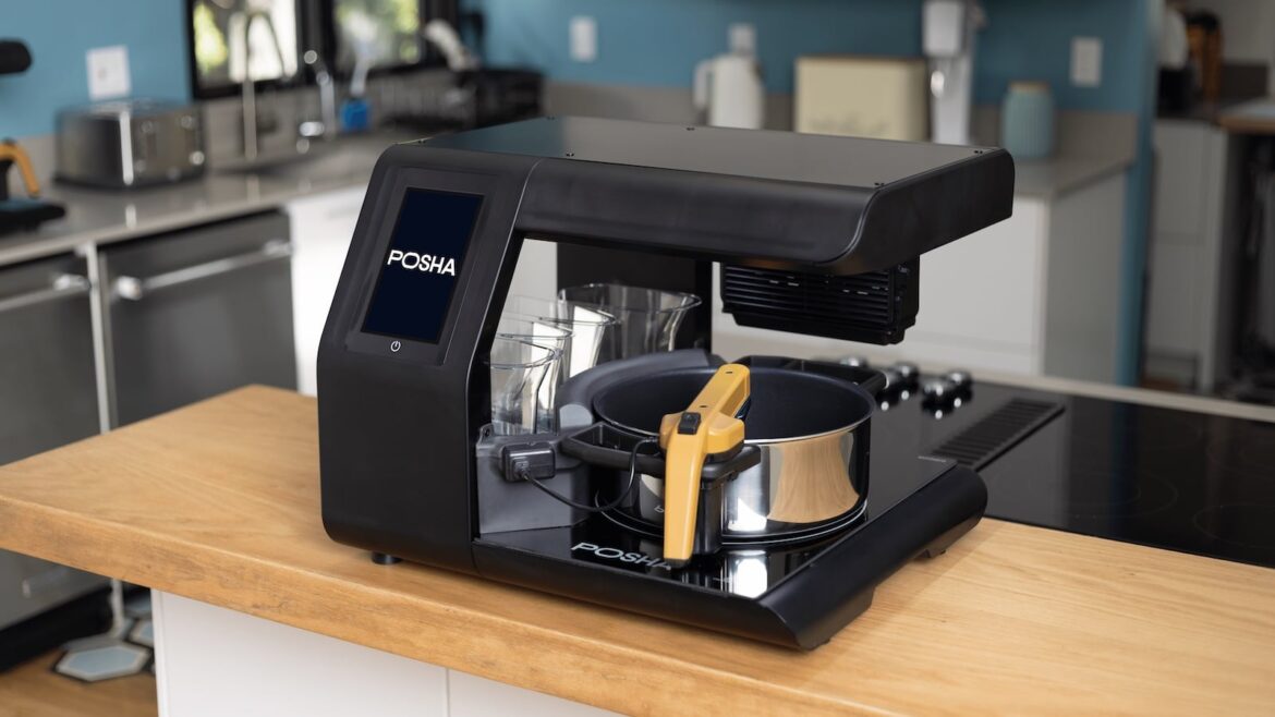 Posha intelligent kitchen robot cooks personalized meals