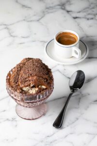 Tiramisu and coffee is a match made in culinary heaven.