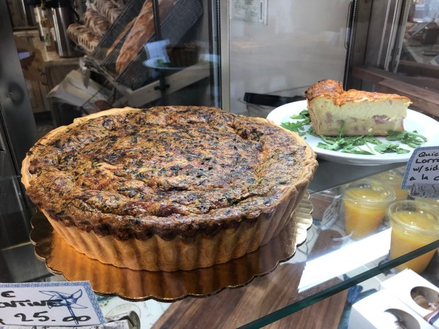 Quiche at Pinwheel French Café Bakery