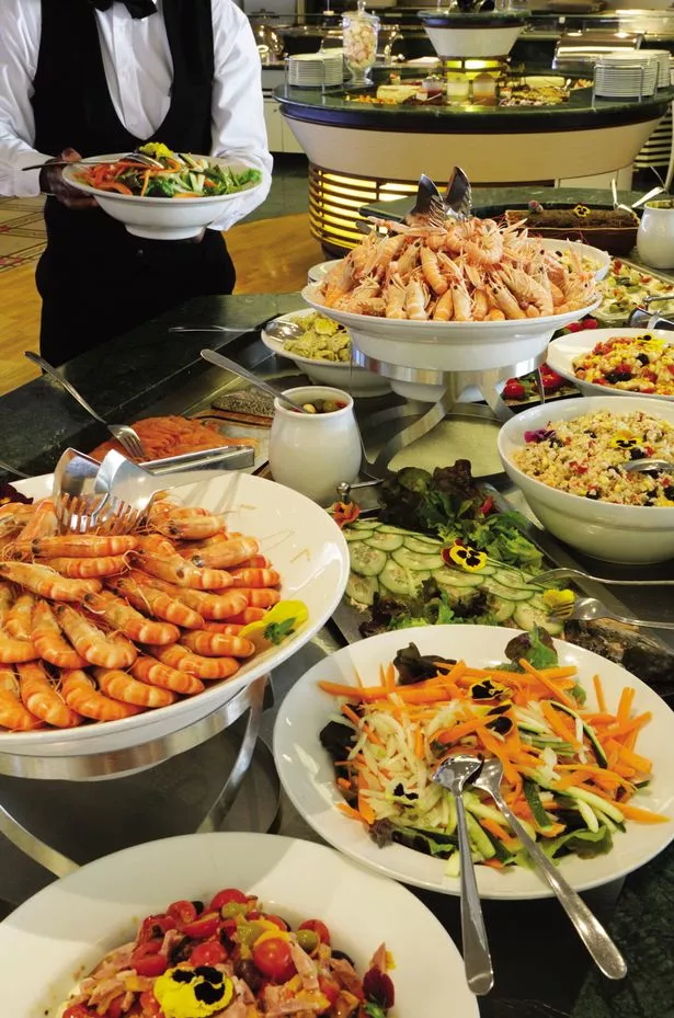 The buffet on the St Malo ferry