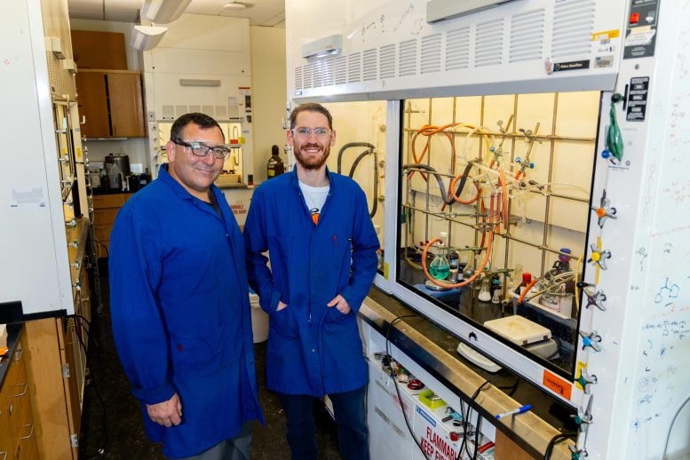 Vincent Lavallo, Left, and Aaron Gregory, Right