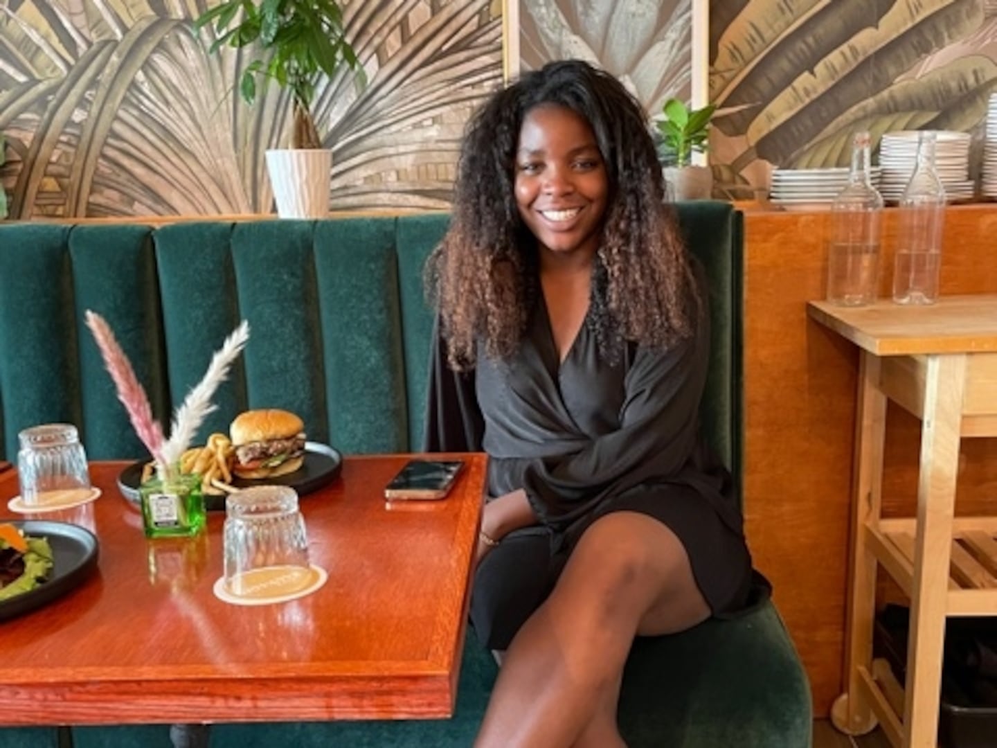 Co-owner Anaïs Lambert at Café Sauvage.