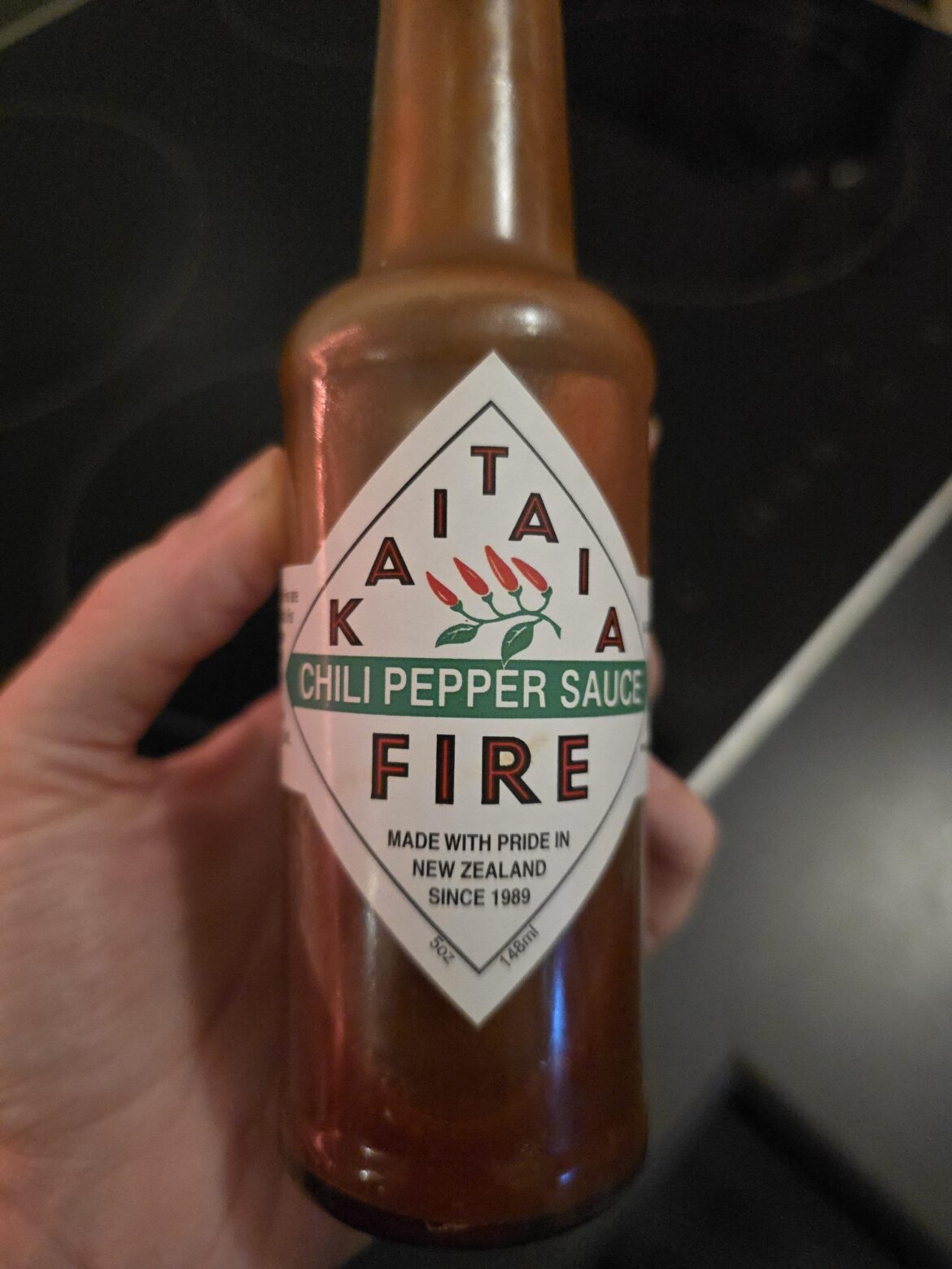 My favourite local sauce. Bit more heat than something like Franks but still practically drinkable.