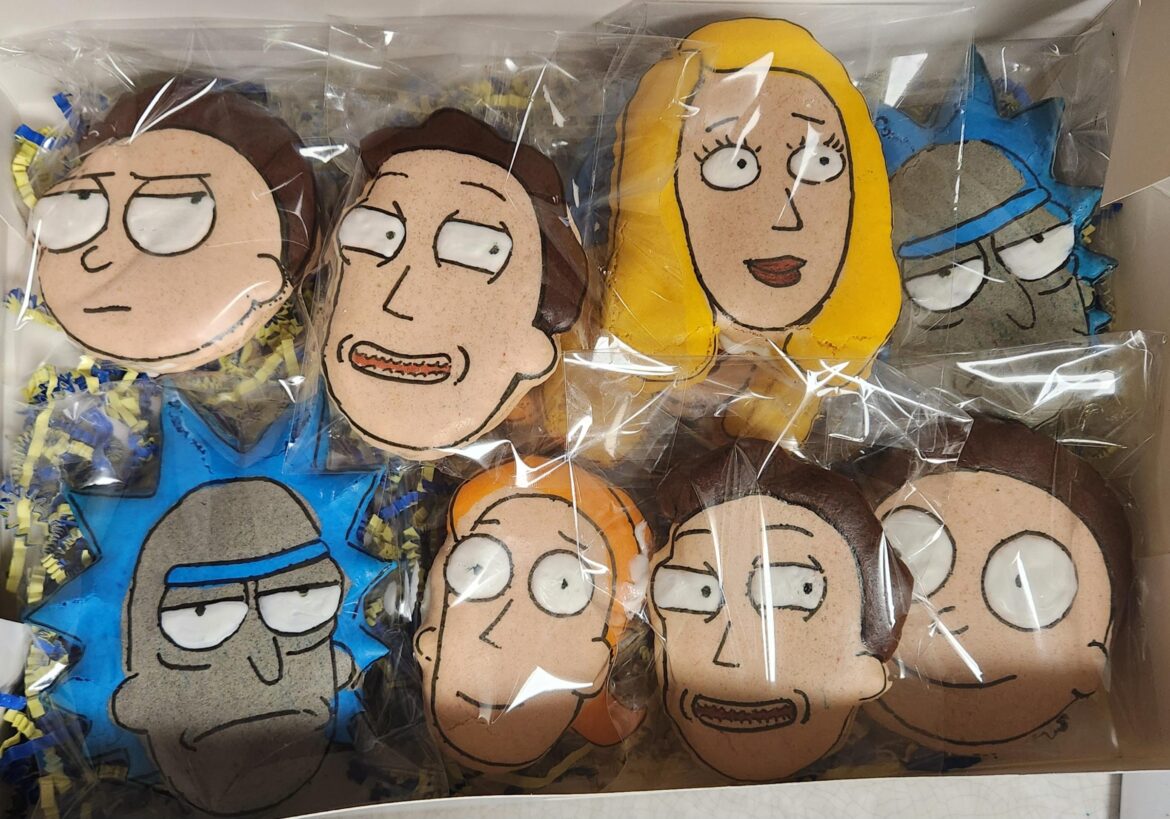 Rick and Morty Macarons