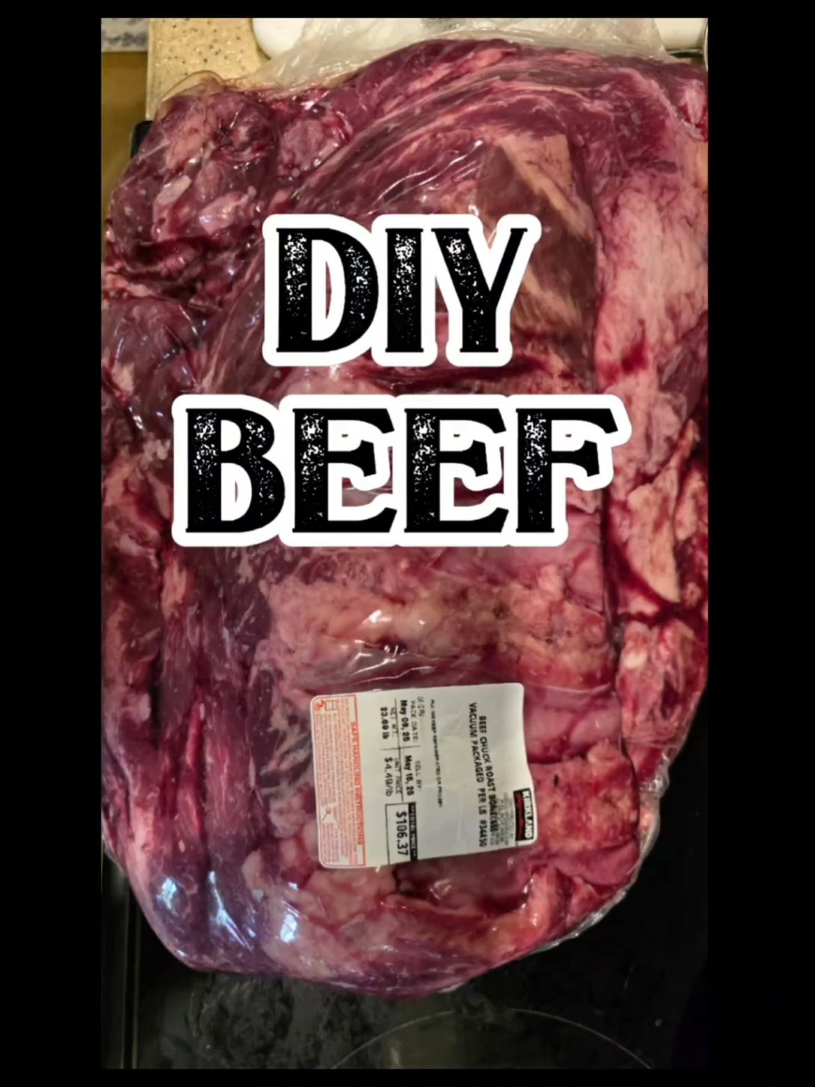 My first time buying bulk beef at Costco.