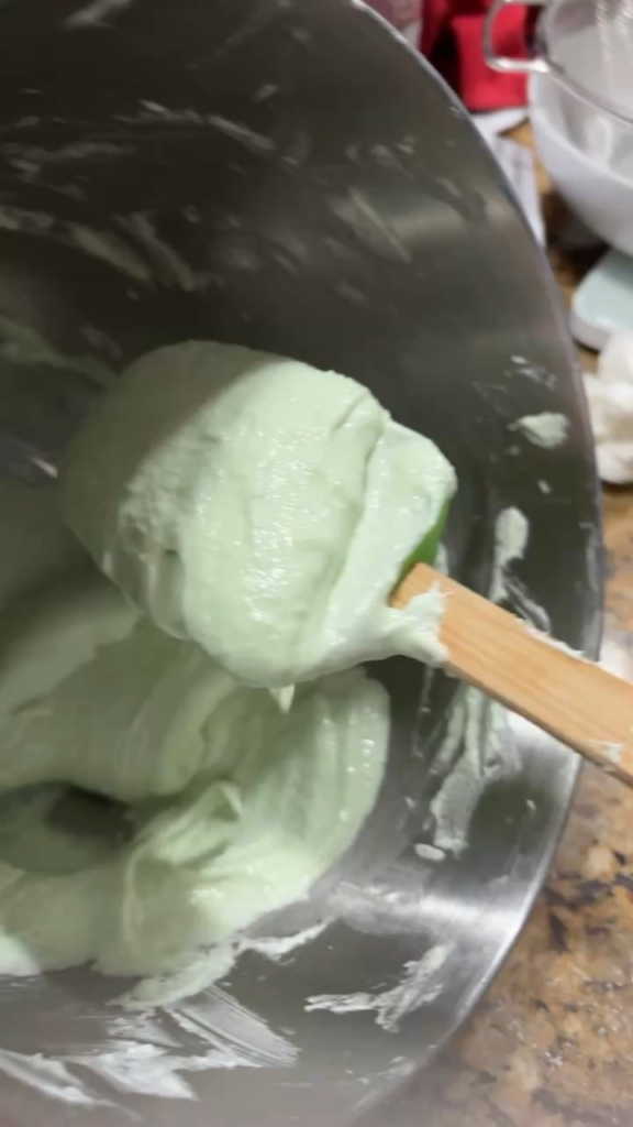 Is this Macaronage undermixed?