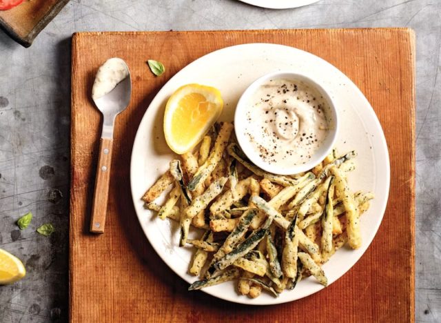 fried zucchini appetizer from Carrabba's
