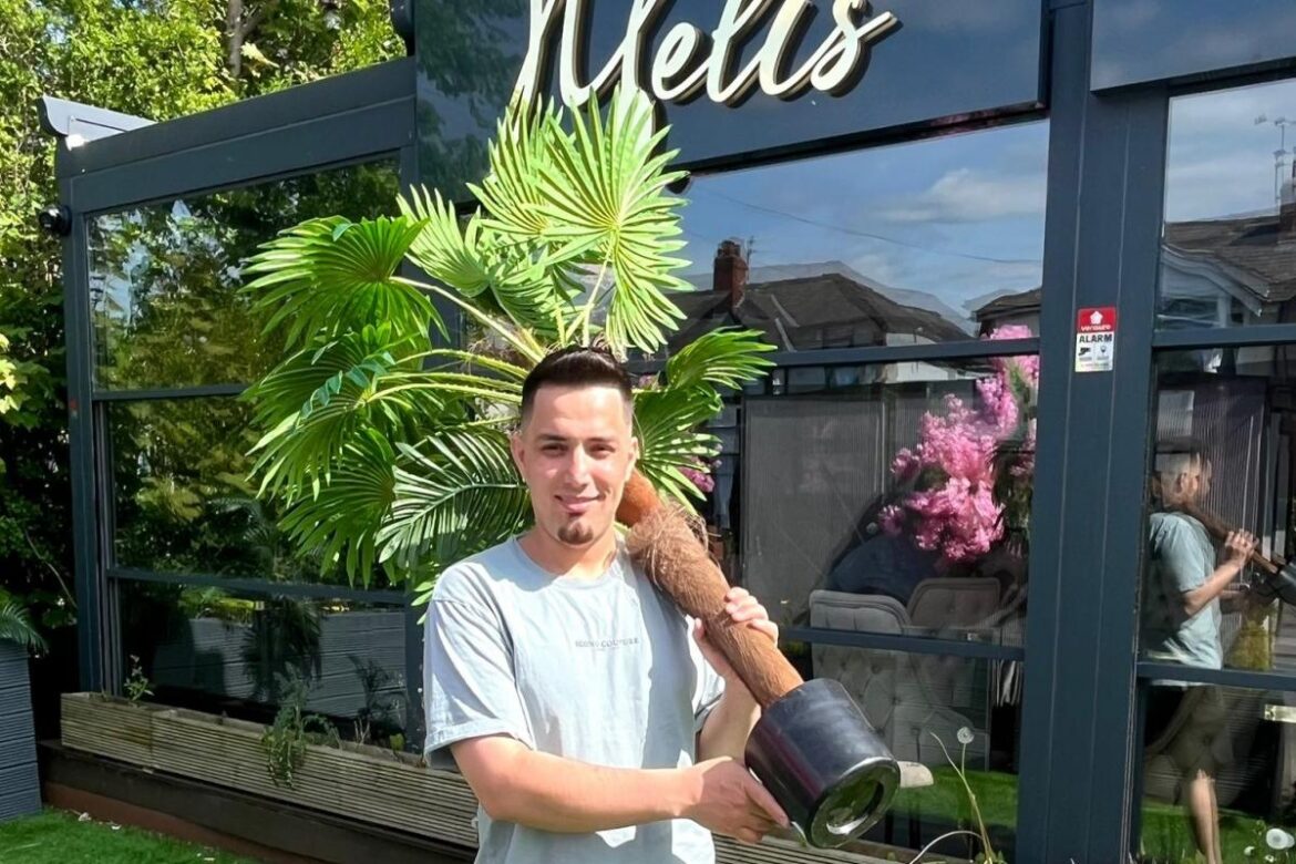 Taste of the Mediterranean coming to borough town Mohammad Hamasalih, busy getting the new restaurant ready <i>(Image: Newsquest)</i>
