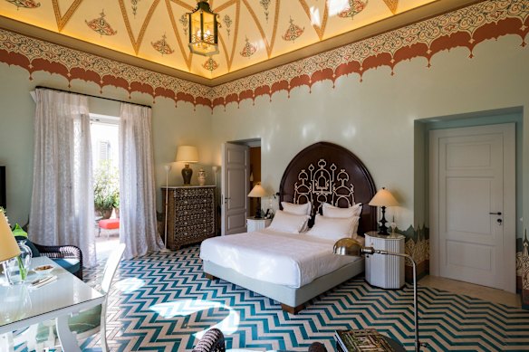 Opulent Palazzo Margherita also offers four-day cooking courses.