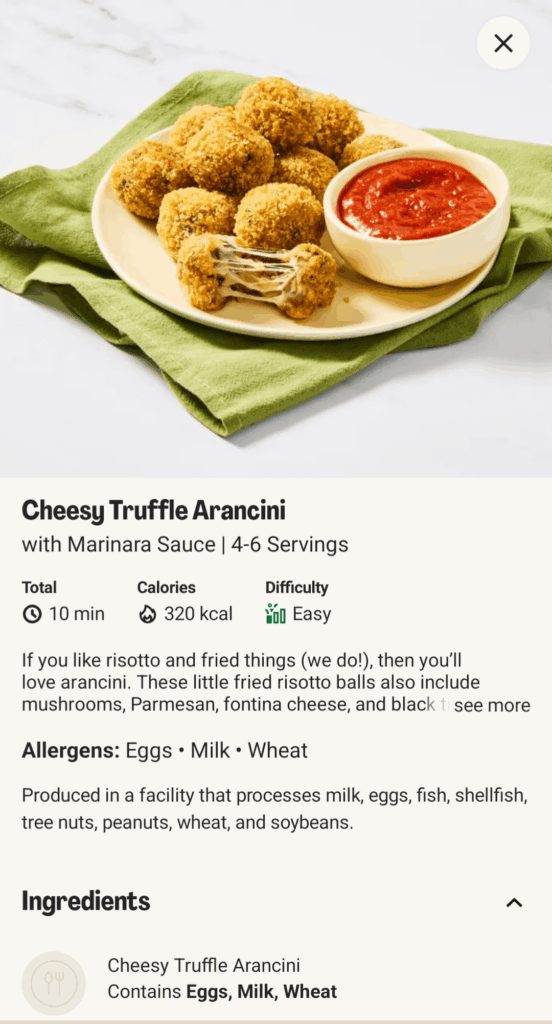 Cheesy Truffle Arancini? Who liked them?