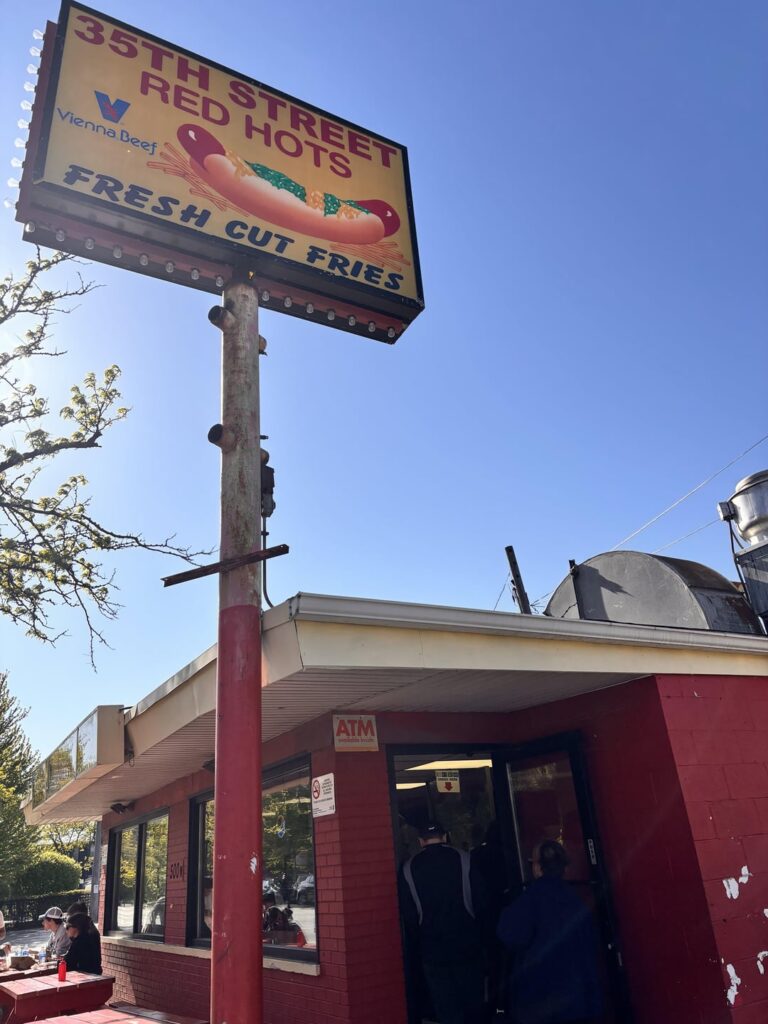 Another fried shrimp visit before tonight’s game ⚾️