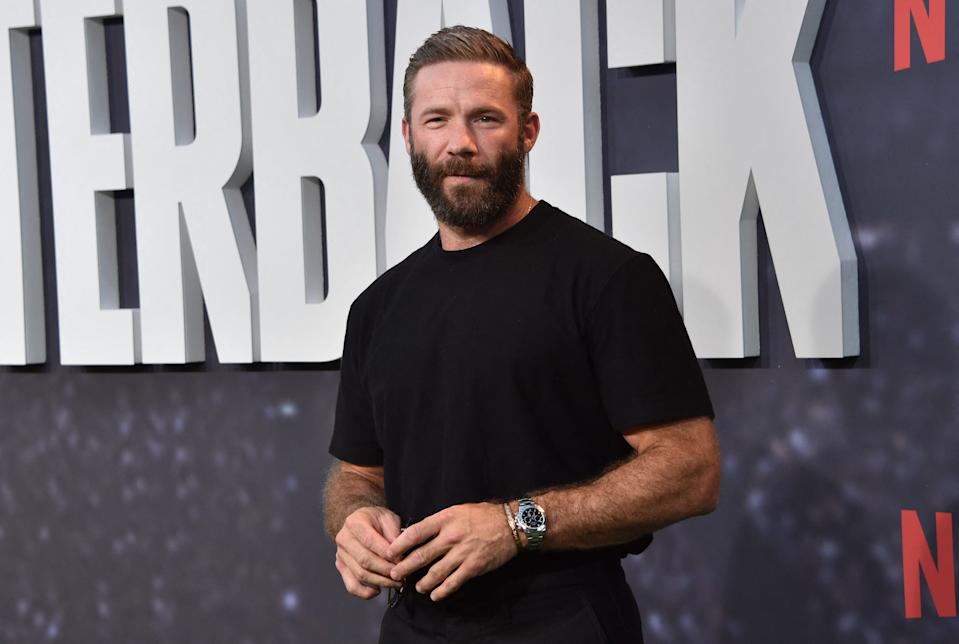 Former american football player Julian Edelman arrives for the premiere of Netflix's docuseries "Quarterback" at the Tudum Theatre in Los Angeles, on July 11, 2023. (Photo by Chris Delmas / AFP) (Photo by CHRIS DELMAS/AFP via Getty Images)