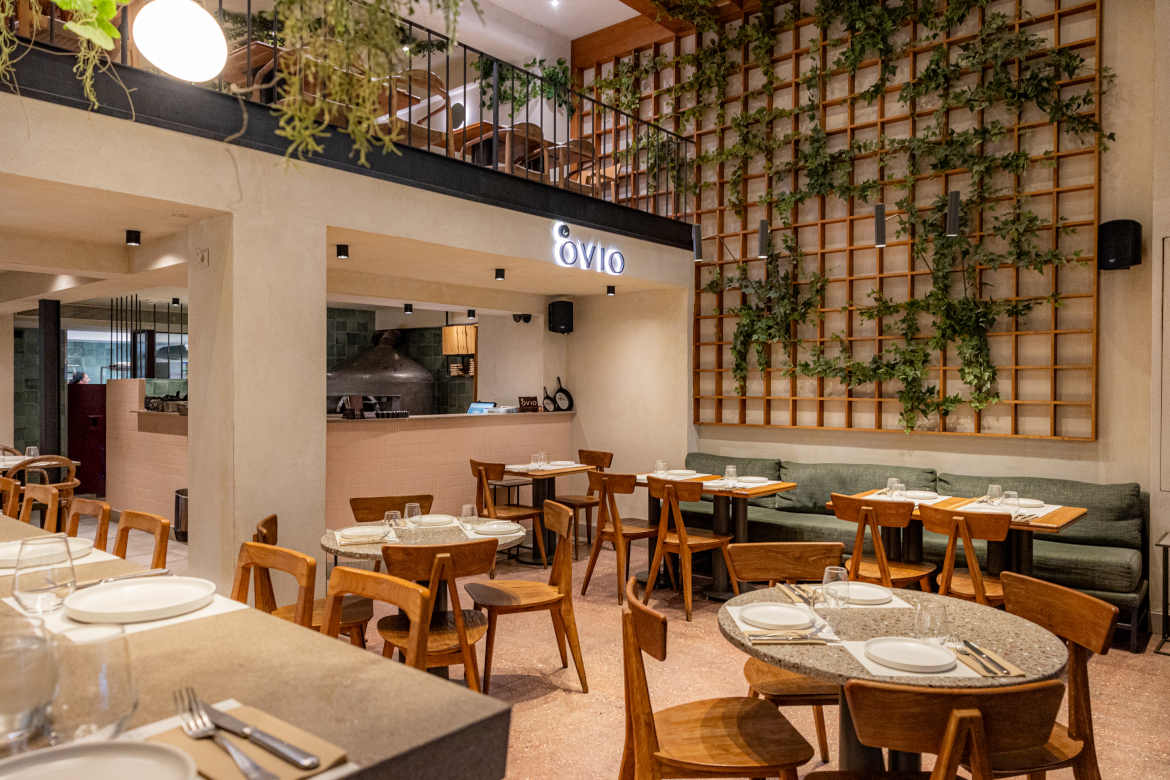 Ovio does not have a clichéd Italian style of decor. © Ovio