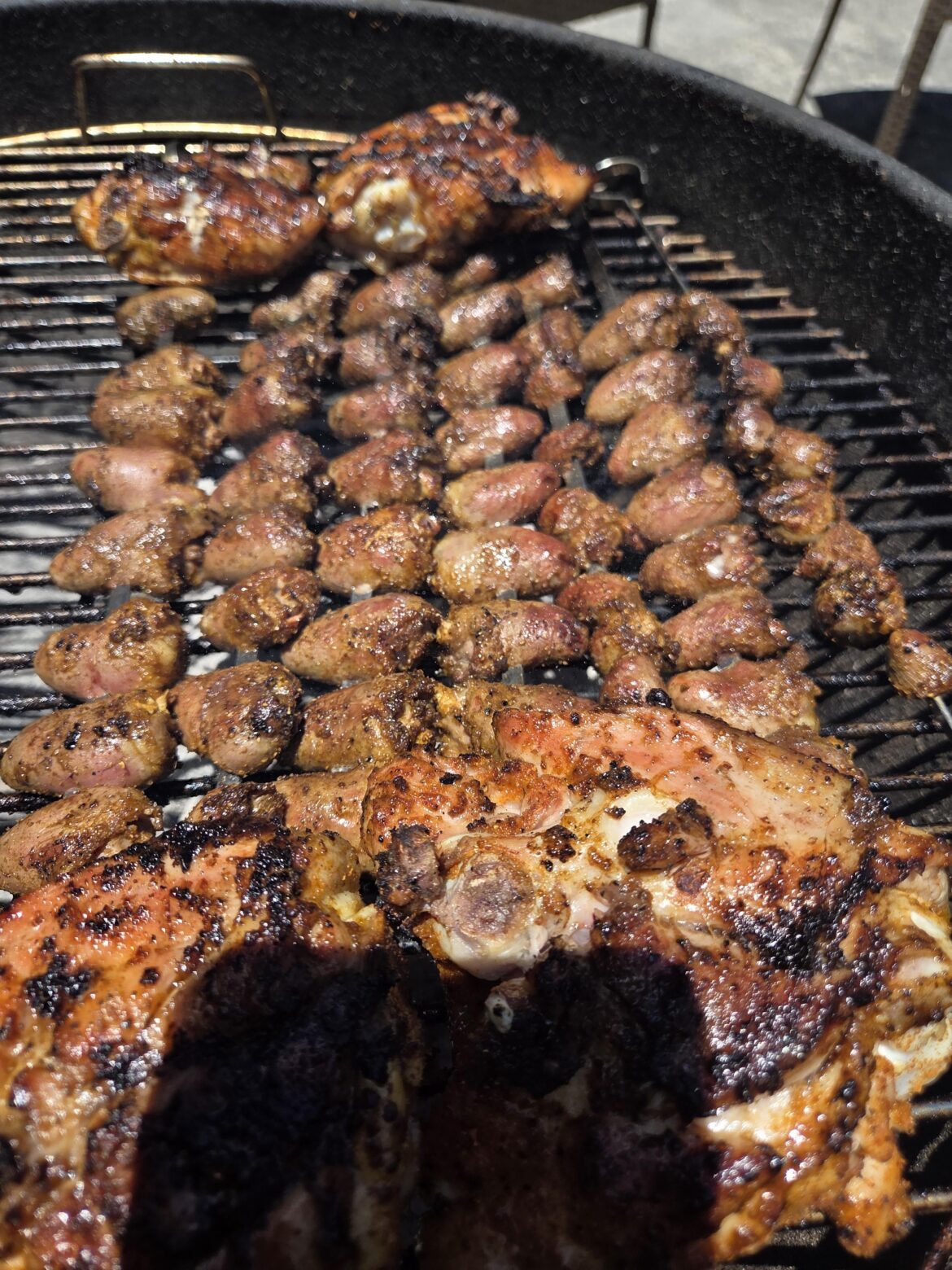 Grilled chicken hearts, anyone?