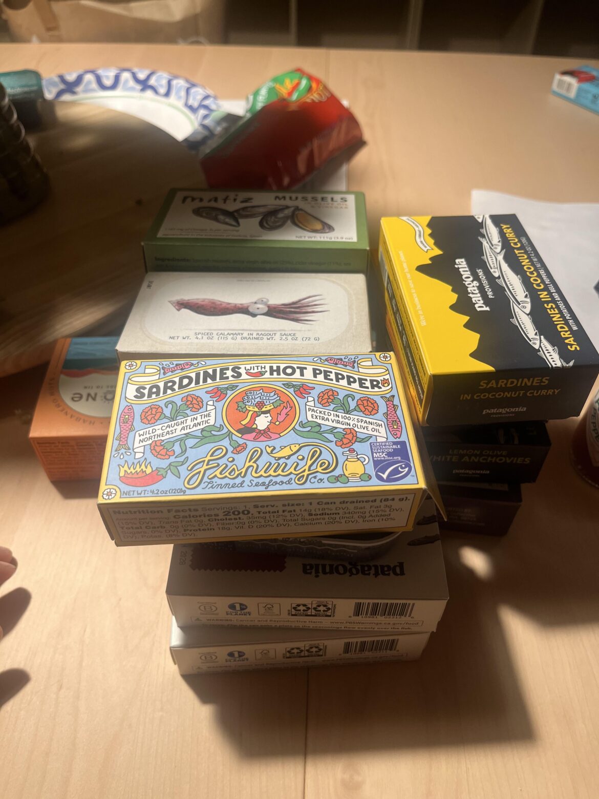 showed this girl my canned fish collection and she blocked me and said “ew”