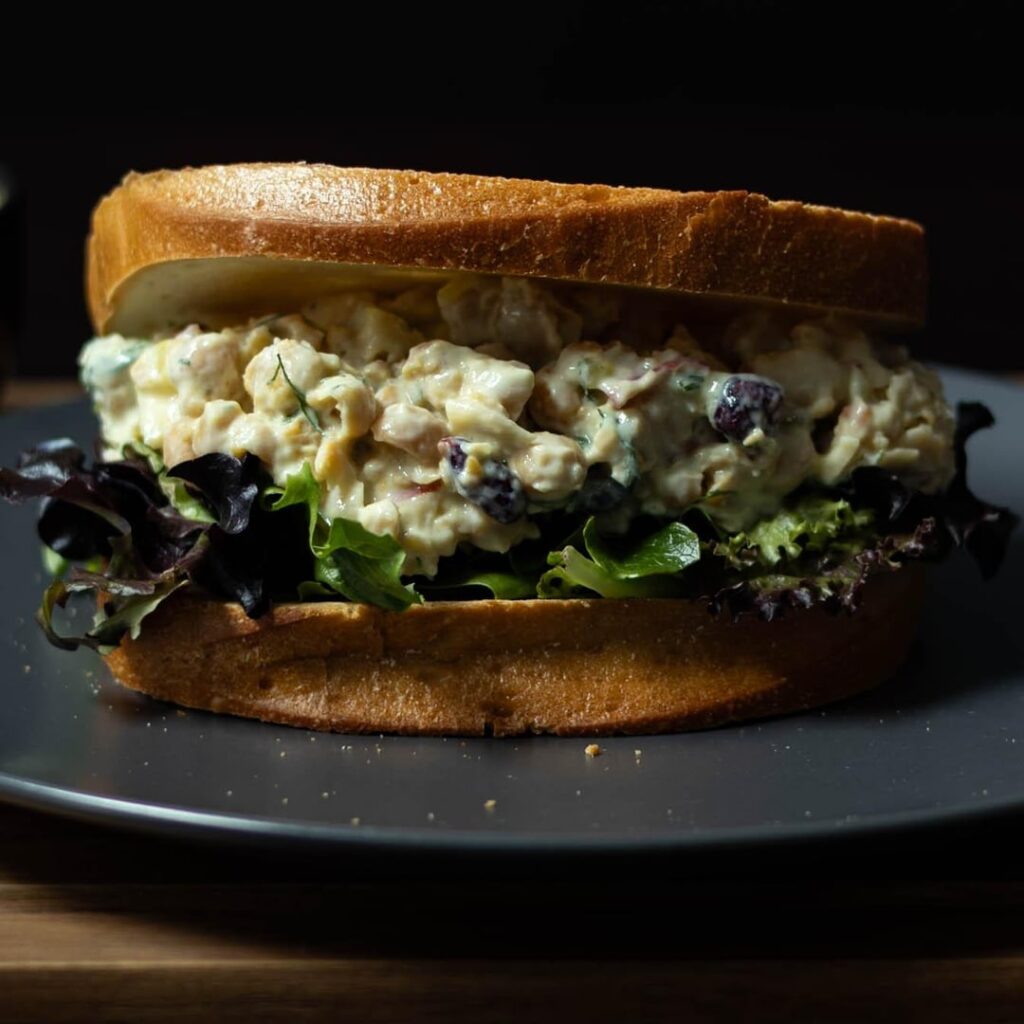 No Mayo Chickpea Salad